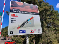 Collada de Beixalís desde El Forn