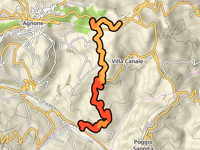 Colle Agnone desde Valle Verrino