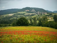 Colle della Crocetta depuis Ponte dei Sospiri