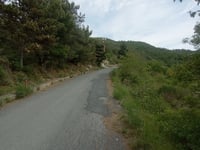 Colle d'Oggia from Montalto Ligure