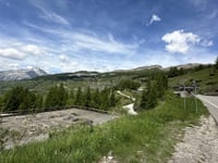 Colle del Sestriere from Cesana Torinese via Bessé Basso