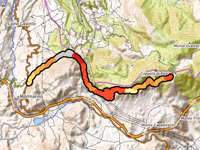 Colle del Dragone desde Mormanno