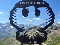 Col du Galibier vanuit Col du Lautaret