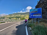 Col du Grand-Saint-Bernard z Aosta przez Roisan