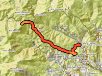 Colle del Melogno von Calice Ligure