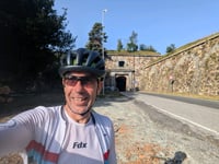 Colle del Melogno from Finale Ligure