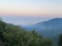 Colle del Melogno from Finale Ligure
