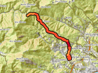 Colle del Melogno da Tovo San Giacomo via Portio