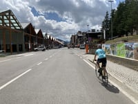 Colle del Sestriere from Perosa Argentina