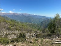 Colle della Dieta desde Mezzenile