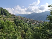 Colle della Dieta desde Mezzenile