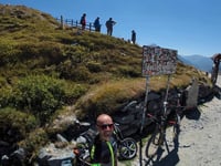Colle delle Finistre from Pourrieres
