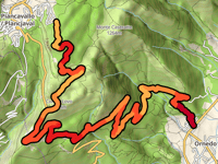 Colle delle Lastre depuis Costa di Aviano