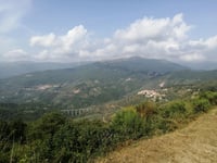 Colle di Nava desde Pieve di Teco