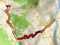 Colle di Roccaforte Ligure via Borassi