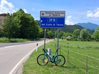 Colle di Tenna vanuit Levico