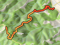 Colle Giglioni przez Strada di Gargonza