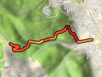 Colle Macchia Piana vanuit Sarteano