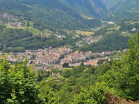 Chiesetta della Santissima Trinità von San Giovanni Bianco über San Pietro d'Orzo