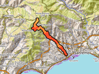 Colle Termini di Bajardo von Sanremo