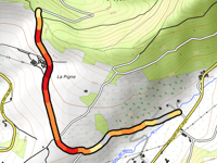 Collet d'Hérans from Route de Doya