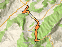 Collet de la Serra über Coll de la Creu del Pla
