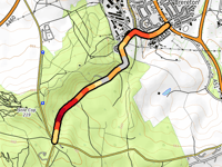 Colliery Road vanuit Brereton