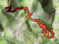 Colma di Sormano von Brazzova über Muro di Sormano