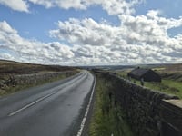 Combe Hill / Lancashire Moor Road von Laneshaw Bridge