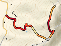 Contrada Abbadetta via Contrada Lago