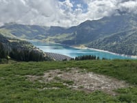 Cormet de Roselend von Barrage de Roselend / Col duMéraillet