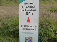 Cormet de Roselend desde Beaufort