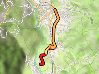 Cortina d'Ampezzo da Salieto via pista ciclabile