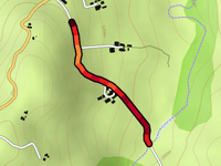 Côte d'Echas über Chemin de Bruges