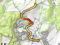 Côte d'Ernster via Rëtsch