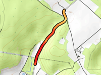 Côte d'Haouette von Machemont über Chemin de la Cavée Julienne