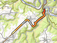 Côte de Beausaint von La Roche-en-Ardenne