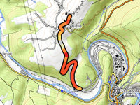 Côte de Cielle da Roche-en-Ardenne via Rue de la Fôret