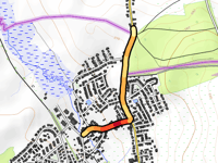 Côte de Cussigny via Rue du Bourgeau