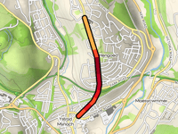 Côte de Hengoed da Ystrad Mynach