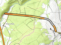 Côte de Jevigné über Route de Manhay