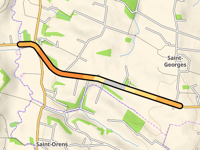 Côte de la Bordeneuve du Barthas via Route de Toulouse