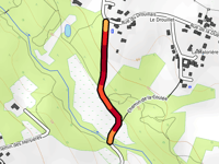 Côte de la Fosse Garreau via Chemin du Pont de Rideau