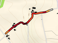 Côte de la Rivière von La Rivière über Route de Marouat