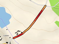 Côte de la Route de Lussan via Lussan
