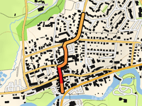 Côte de la Rue du Maréchal Leclerc da Châteaubourg
