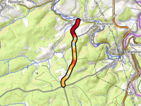 Côte de la Schock über Route du Brame