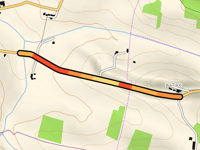 Côte de Lussan via Route d'Auch