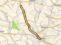 Côte de Puycasquier przez Route de Fleurance