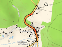 Côte de Saint Leger über Route de Montfort